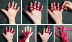 Вязание на пальцах.